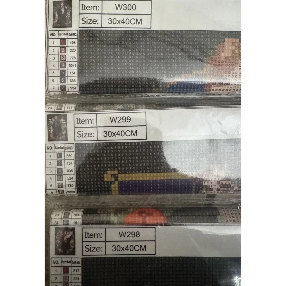 Harry Potter Set Of Three‎ Diamond Painting, All Different Complete Set